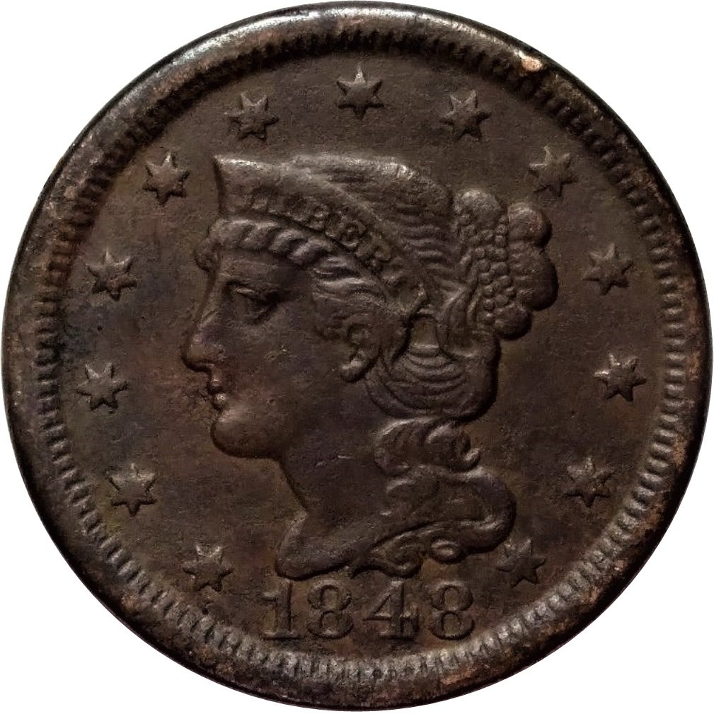 1848-Braided-Large-Cent